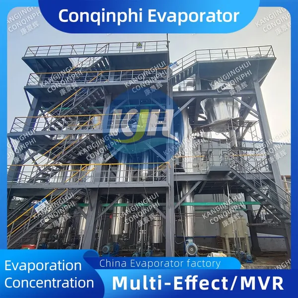 Automatischer Mehrstufeneindampfer für hochsalzhaltiges Abwasser für kontinuierlichen Betrieb mit einer Kapazität von 5m³/h photo-5