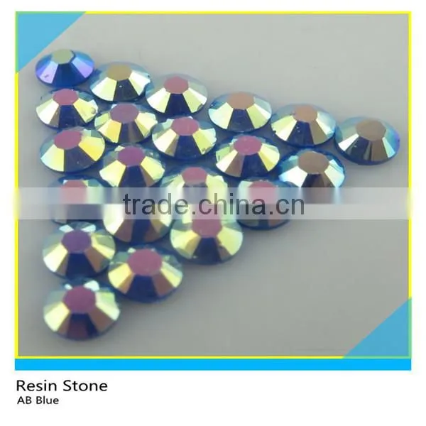 Shining Iron On AB Light Purple Rhinestone Hotfix Flatback Round Loose Resin Stone photo-2