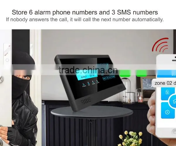 GSM Wireless Home Burglar Alarm Security System Remote Control PIR Door Sensor photo-6