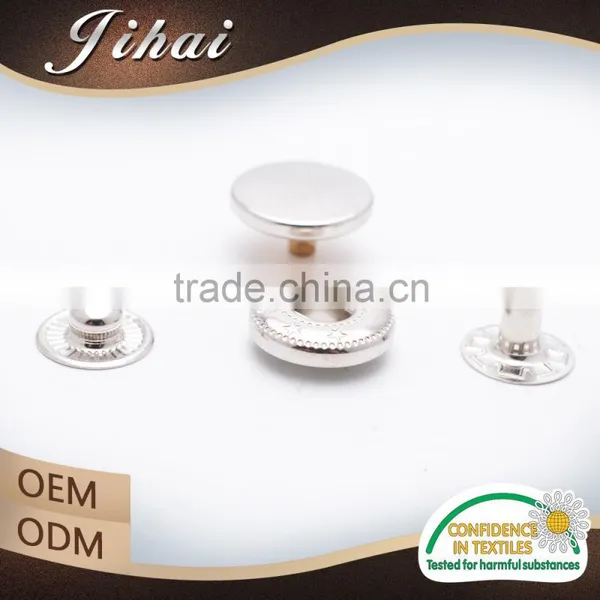 Fashion Accessory Spring Button Metal Press Snap Fastener