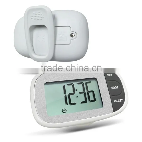 2015 New Design Pedometer Large Logo Printing Position With Soft Rubber Keypad Calorie Pedometer photo-4
