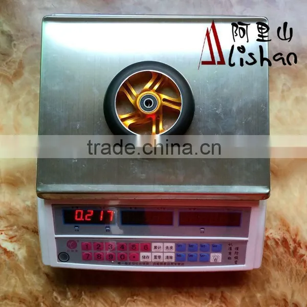 Black Scooter Wheels 110 mm For Pro Scooters photo-2