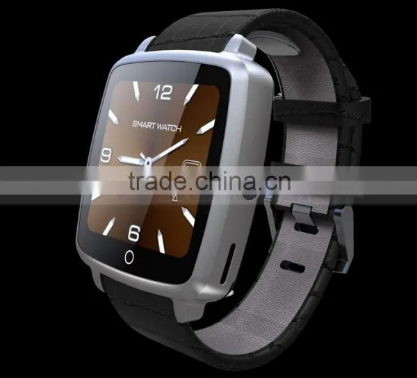 1.54 Inch Camera Bluetooth SIM Smart Watch Phone Mobile Cell Phone With Leather Wrist photo-5
