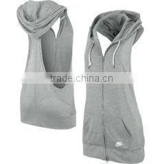 Blank High Quality Sleeveless Hoodies for Men photo-2