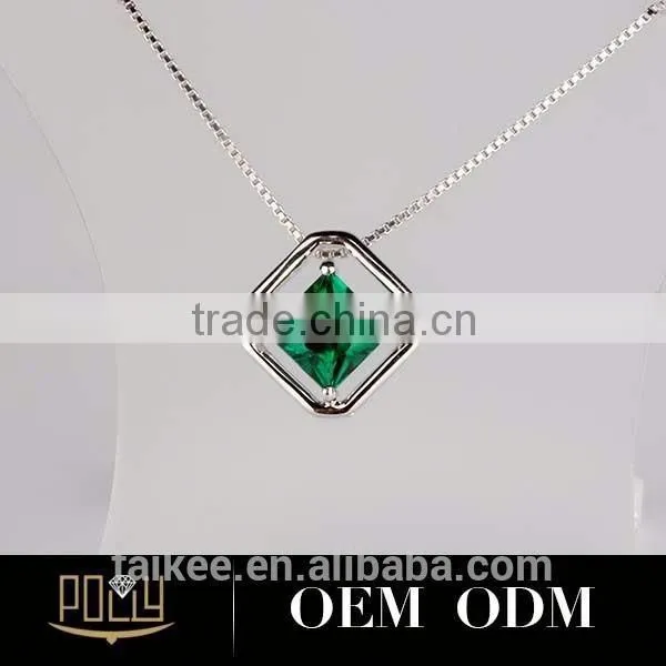 Factory Price Diamond Pendant High Quality Maxi Necklace photo-3