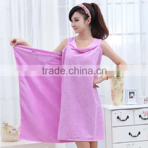 Custom Microfiber Ladies Bath Towel Dress photo-3