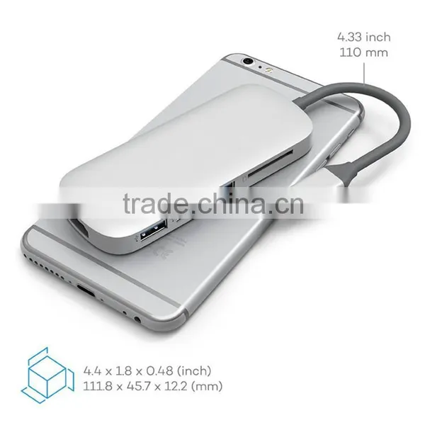 Comb 3.1 Type C Power Charge Hub With Card Reader USB 3.0 Port photo-4