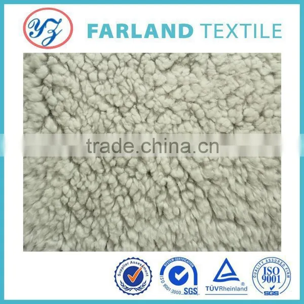 Sherpa Fleece Fabric Synthetic Wool Fabric for Life Jacket Lining Fabric photo-3