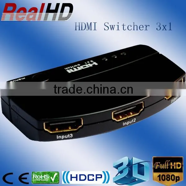 Hot Selling HDMI Switcher 3x1 Mini V1.3 photo-2