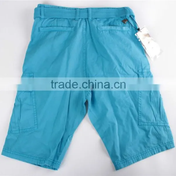 Mens Cheap Price Stock Apparel Cargo Shorts With Belt photo-2