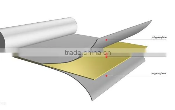 Polyethylene Polypropylene Fiber Composite Waterproof Coiled Material photo-2