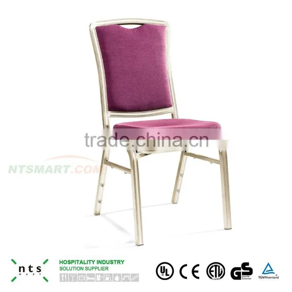 Good Quality Cheap Hotel Restaurant Aluminium Banquet Chair photo-3