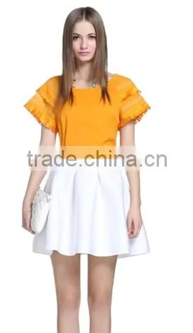 2015 Tassel fashion beautiful besutiful girl T-shirt