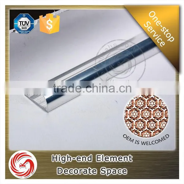 Ceramic White Silver Tile Trim Aluminium Tile Trim Bullnose Tile Trim photo-4