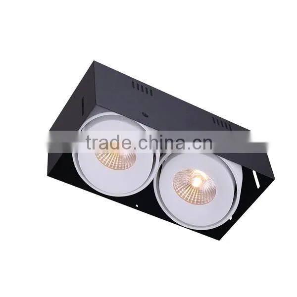 Double Round Head 2*8W High CRI COB Led Gimbal Dimmable 5 Years Warranty Downlight Ceiling Light With CE SAA photo-2