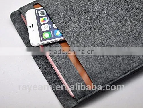 New Arrival Tablet Sleeve Woolen Felt Bag For IPad Pro Tablet Pouch Case photo-6