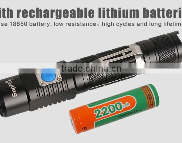 USA Imported XML2(U2) 1100lm USB Leds Torch photo-6