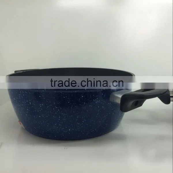 New Arrival Aluminum Press Non-stick Cookware Set Forged Die Cast Stock Pasta Noodle Cooking Soup Pot Casserole photo-2