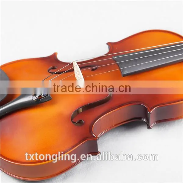 Flamed Matt Violin Pattern Ebony or Jujube Brand Violin 4/4 TL003-3B photo-6