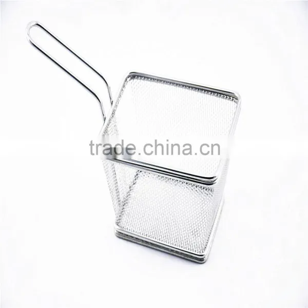 Frying Mesh Basket/ Potato Frying Basket/