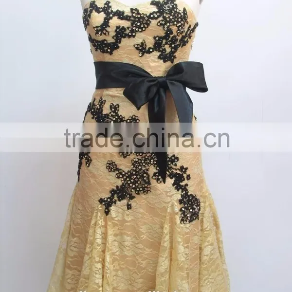 Sexy Sweetheart Fishtail Homecoming Patterns of Lace Evening Dress photo-2