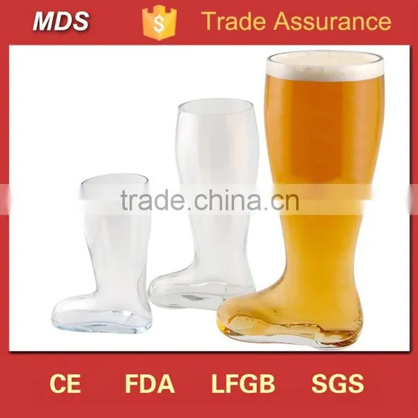 Different Capacity Glass Beer Boot Cups Stein photo-3
