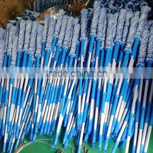Twist Handle Type and Steel Pole Material Magic Blue Microfiber Mop photo-3