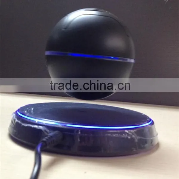 Factory Supply Mini Portable Magnetic Levitating Led Light Bluetooth Speaker photo-2