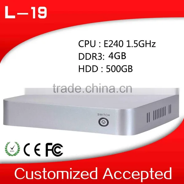 Industrial pc Ordenadores pc Wintel Z3735f L19 E240 Support Win 7, WIFI, Webcam, VGA,2G RAM 8G SSD