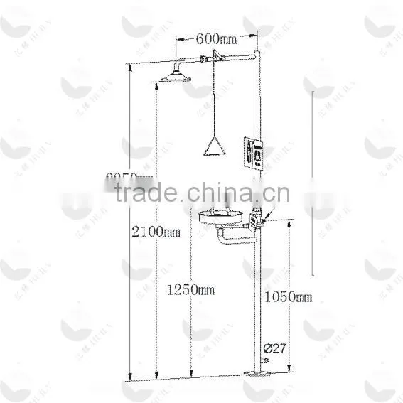 Guangzhou Supply Analytical Lab Emergency Shower and Eye Washer photo-4