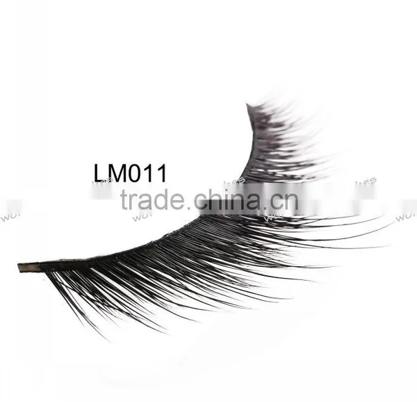 Real Mink False Eyelash With Private Labeling Siberian Mink Fur Strip Eyelash photo-2