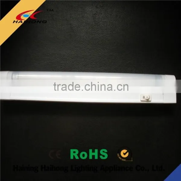 T5 8W 14W 21W 28W Plastic Tube Light Fittings With Cover CE ROHS photo-2