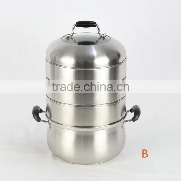 Multi-user-4 Layers Energy Efficiency Steamer Pot With Combined Lid Energy-saving photo-4