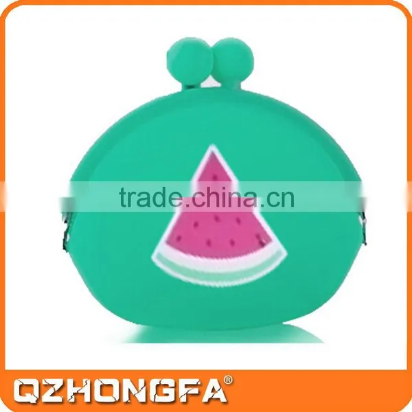 2015 Cheap Promotional Candy Color Silicon Zipper Coin Purse photo-4