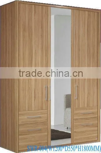 Wood Panel Style Wardrobe Bedroom Wardrobe Simple Designs photo-4