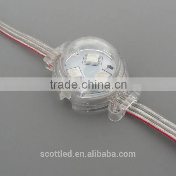 Led 30mm Mikly Cover Ws2811 ic Led Point Light Source Smart Controller Disco Led Effect Light Led Dot Light for Advertising photo-5