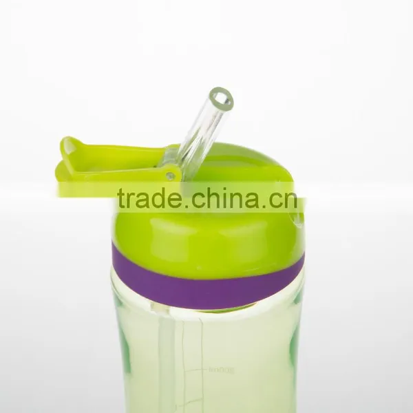 Sports Water Bottle/plastic Sports Bottle With Straw /drinking Bottle photo-4
