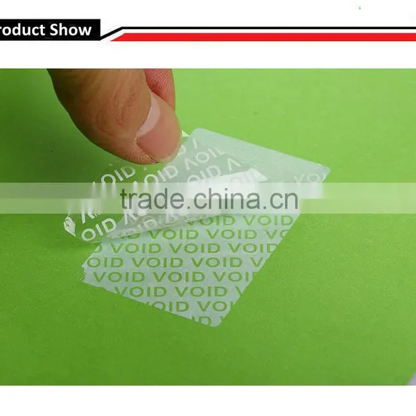 Total Transfer Tamper Evident Label Material White Label Material photo-2