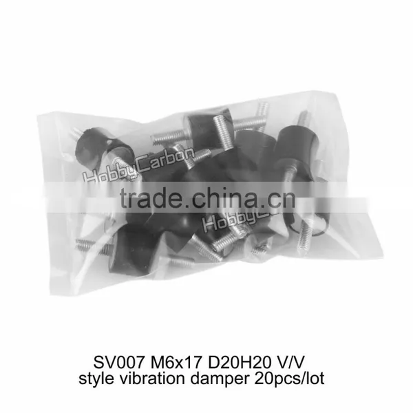 SV007 High Quality M6X17 D20H120 Rubber Quadcopter Rotary Damper