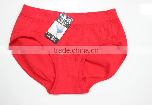 2014 New Style Soild Sexy Women Seamless Brief Underwear