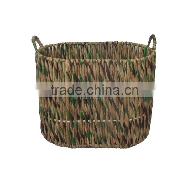 High Quality Water Hyacinth Basket,water Hyacinth Storage Basket With Handle photo-5