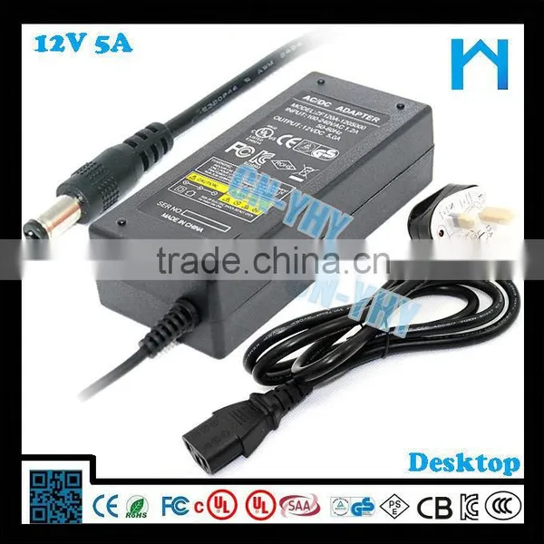 Desktop 12v 5a ac Adapter for it Product 60w Gift Led Lamp Ac/dc Adapter photo-4