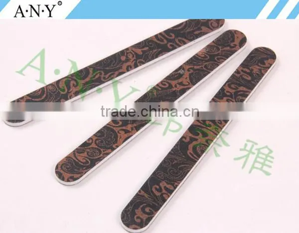 Nail Art Shaping and Polishing Black and Golden Emery Board 100/180 Grit Nail File Quality Choice photo-2