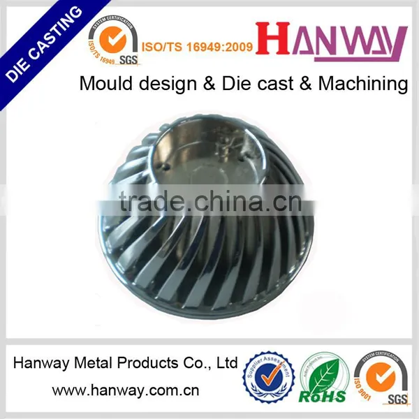 Zinc Brass Aluminum Die Casting LED Light Housing Aluminum Heat Sink photo-6
