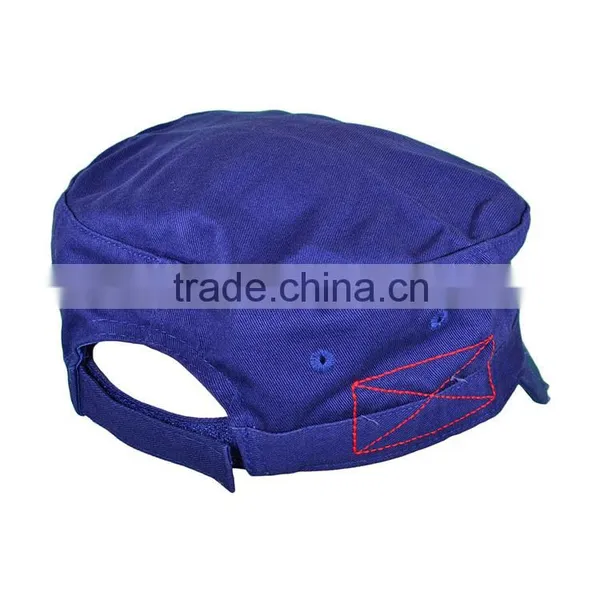 Dark Blue Men Military Officer Cap photo-4