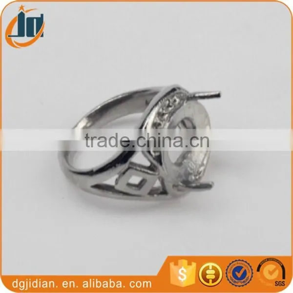 Wholesale Hot Style Stainless Steel Indonesia Titanium Rings for Gemstone