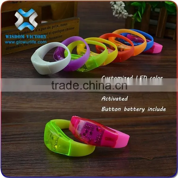 2016 Promotional Cheap Colorful LED Lighting Bracelet LED, Hot Selling Colorful Light Up Bracelet LED For Advertising photo-2