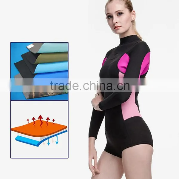 Women Swimsuit ,training Swimwear,Short Sleeves Bikini Wetsuit photo-2
