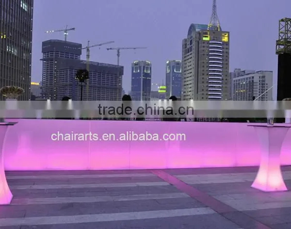 Acrylic Material Led Bar Table Counter Nightclub Bar Furniture photo-5