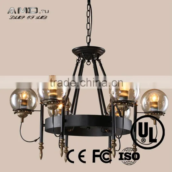 Glass Lamp Shade Creative Iron Lamp Top Led Pendant Lights photo-3
